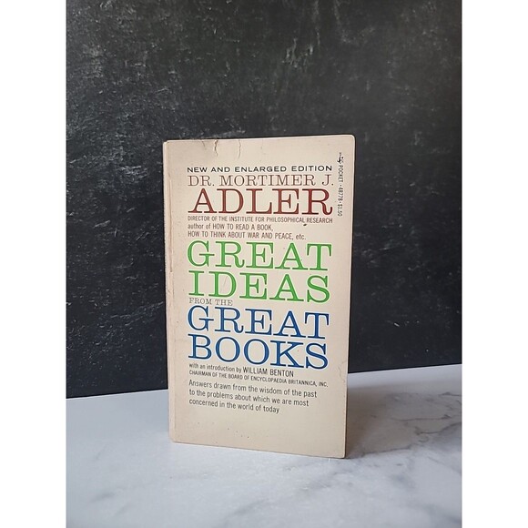 Great Ideas From The Great Books By Dr. Mortimer J. Adler Paperback - Picture 1 of 10